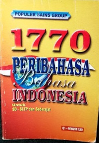 Image of 1770 Peribahasa Bahasa Indonesia