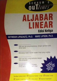 Image of Aljabar Linear Edisi Ketiga