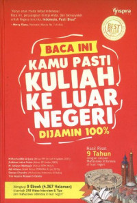 Image of Baca Ini Kamu Pasti Kuliah Ke Luar Negeri dijamin 100%