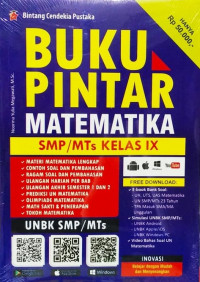 Image of Buku Pintar Matematika SMP/MTs Kelas IX