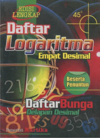 Image of Daftar Logaritma Empat Desimal