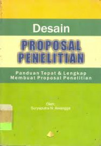 Image of Desain Proposal Penelitian