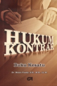 Image of Hukum Kontrak Buku Kesatu