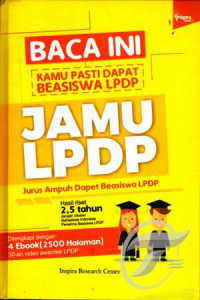 Image of Jamu LPDP Jurus Ampuh DapatBeasiswa LPDP
