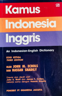 Image of Kamus Indonesia Inggris Edisi Ketiga