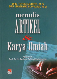 Image of Menulis Artikel & Karya Ilmiah