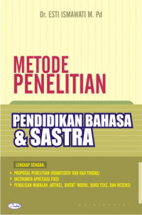 Image of Metode Penelitian Pendidikan Bahasa dan Sastra