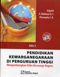 Image of Pendidikan Kewarganegaraan di Perguruan Tinggi