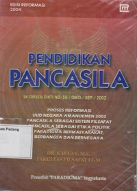 Image of Pendidikan Pancasila Edisi Reformasi 2004