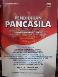 Image of Pendidikan Pancasila Edisi Reformasi 2014