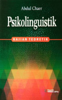 Image of Psikolinguistik Kajian Teoritik