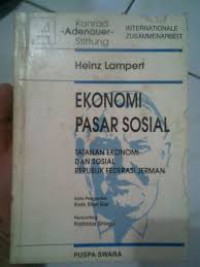 Image of EKONOMI PASAR SOSIAL