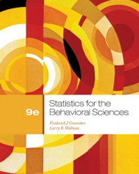 Image of Statistics for the Behavioral Sciences