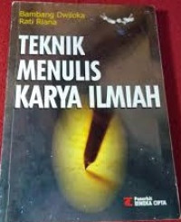 Image of Teknik Menulis Karya Ilmiah