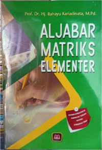 Image of Aljabar Matriks Elementer