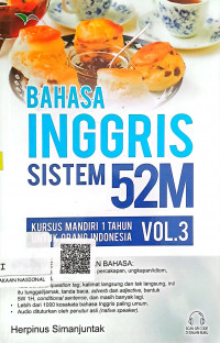 Image of Bahasa Inggris Sistem 52 M Jilid 3 + Audio