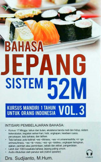 Image of Bahasa Jepang Sistem 52 M Jilid 3 +  Audio