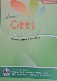 Image of Journal GEEJ Volume II Nomor 1 April 2015