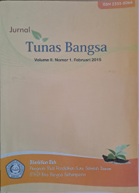 Image of Jurnal Tunas Bangsa Vol II Nomor 1 Februari 2015