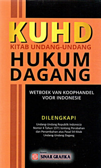Image of KUHD : Kitab Undang-Undang Hukum Dagang