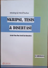 Image of Metodologi dan Teknik Penulisan Skripsi, Tesis & Disertasi