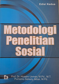 Image of Metodologi Penelitian Sosial Edisi Kedua