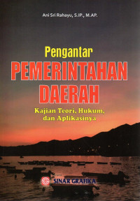 Image of Pengantar Pemerintahan Daerah