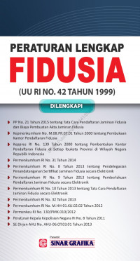 Image of Peraturan Lengkap Fidusia ( UU RI No.42 Tahun 1999)