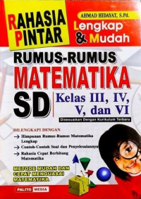 Image of Rumus Rumus Matematika SD Kelas III, IV, V dan VI