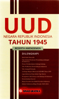 Image of UUD Negara RI Tahun 1945 Beserta Amandemen