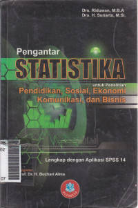 Image of Pengantar Statistika