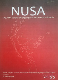 Nusa Linguistic Studies of Languages in and Around Indonesia